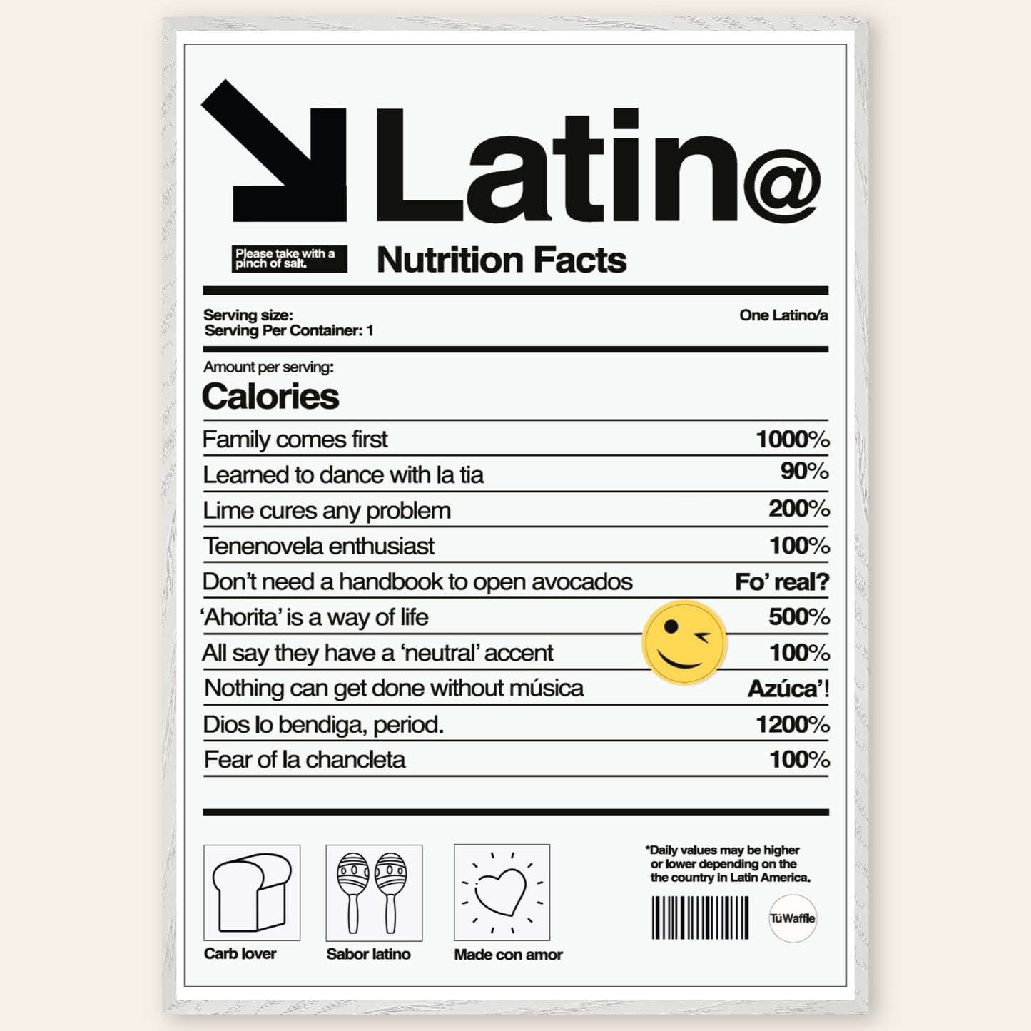 Latino Nutritional Facts