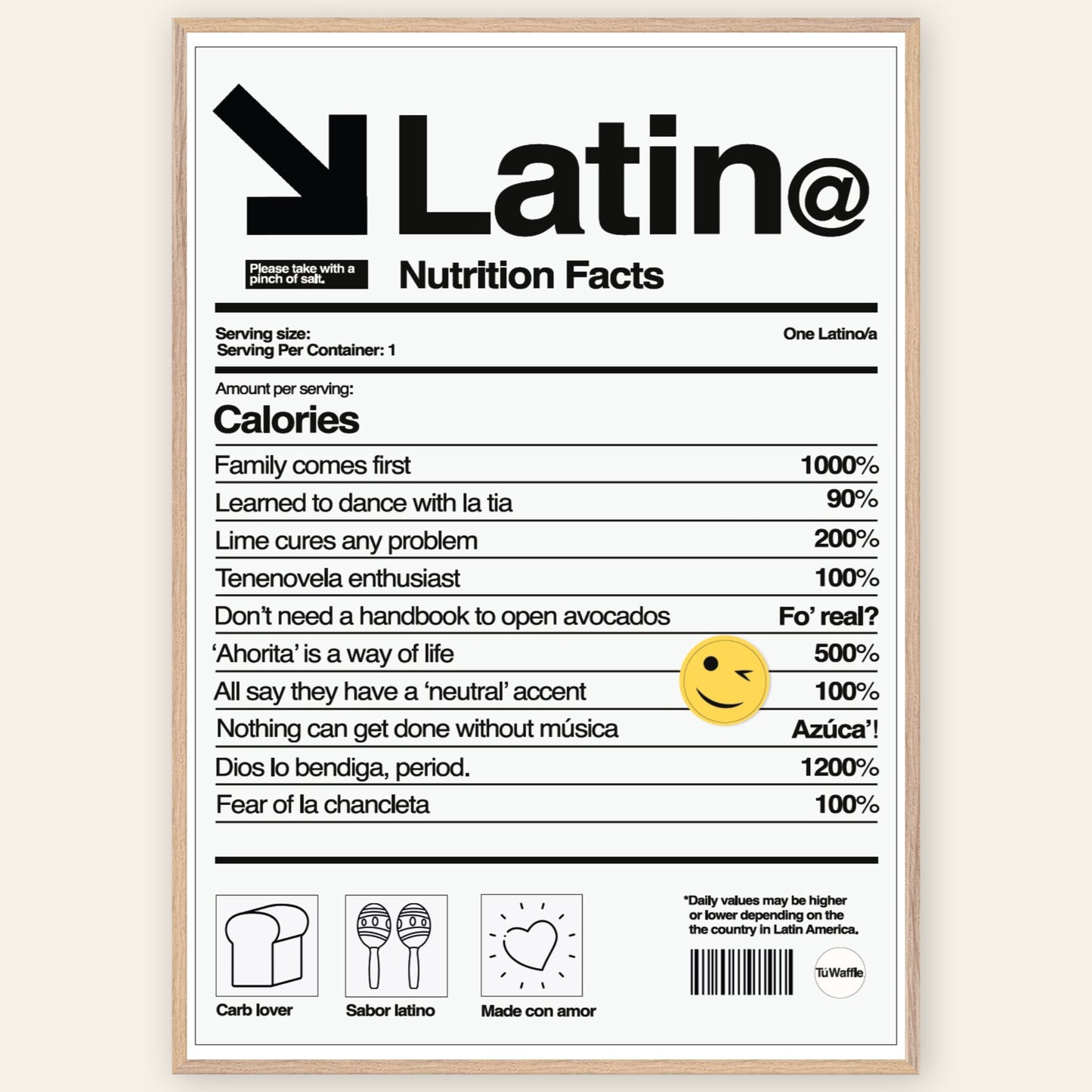 Latino Nutritional Facts