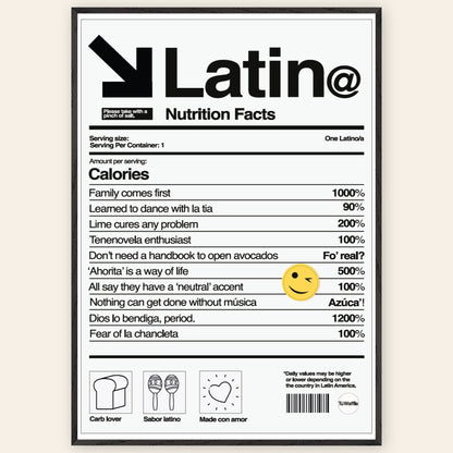 Latino Nutritional Facts